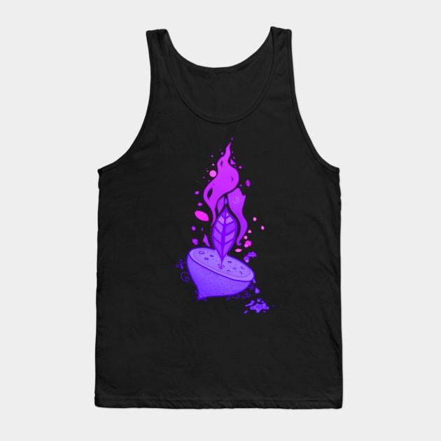 Purple doodle Tank Top by moonlitdoodl